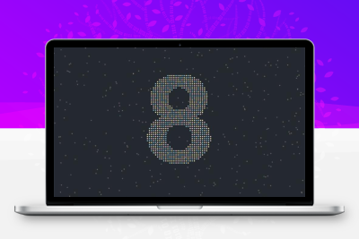 HTML5 Canvas制作的粒子十秒倒计时特效代码